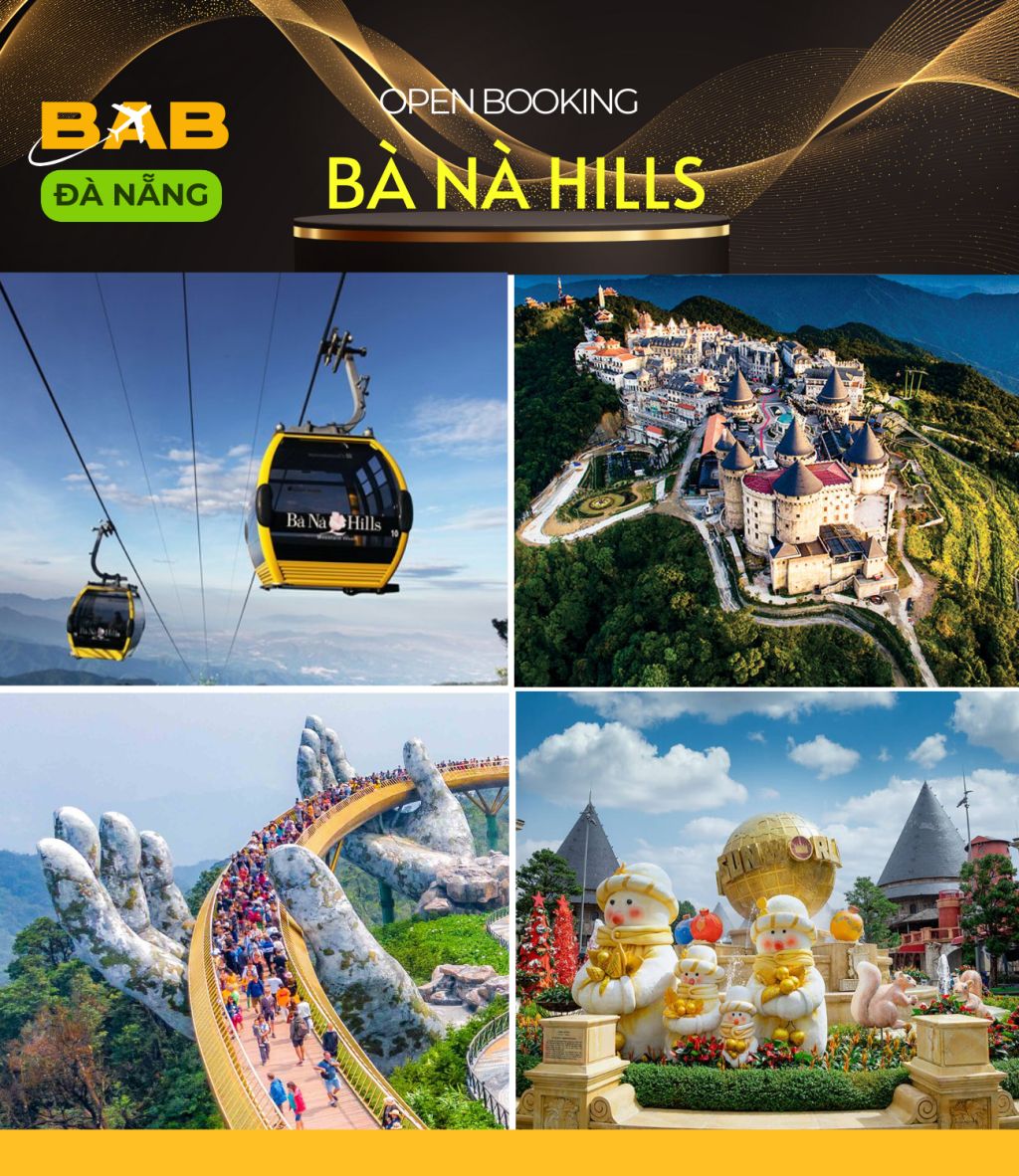 Tour Cao Cấp Riêng Tư: Cầu Vàng &amp; Bà Nà Hills từ Hội  _ Giá: 73 USD/Người