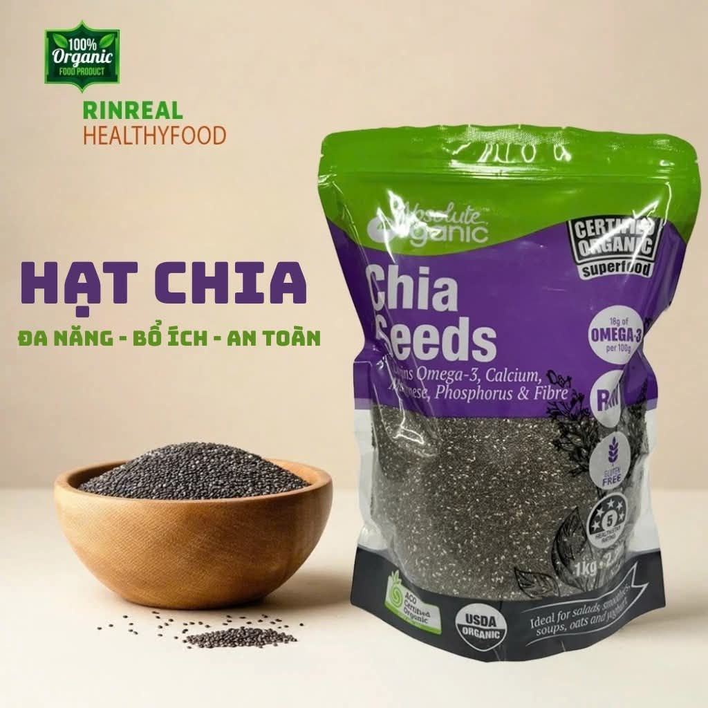 Hạt chia đa năng bổ ít an toàn Rin Real.