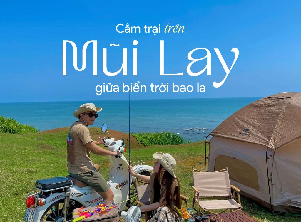 Cắm trại trên Mũi Lay - Đón hoàng hôn trên biển lặng(Englis - 1