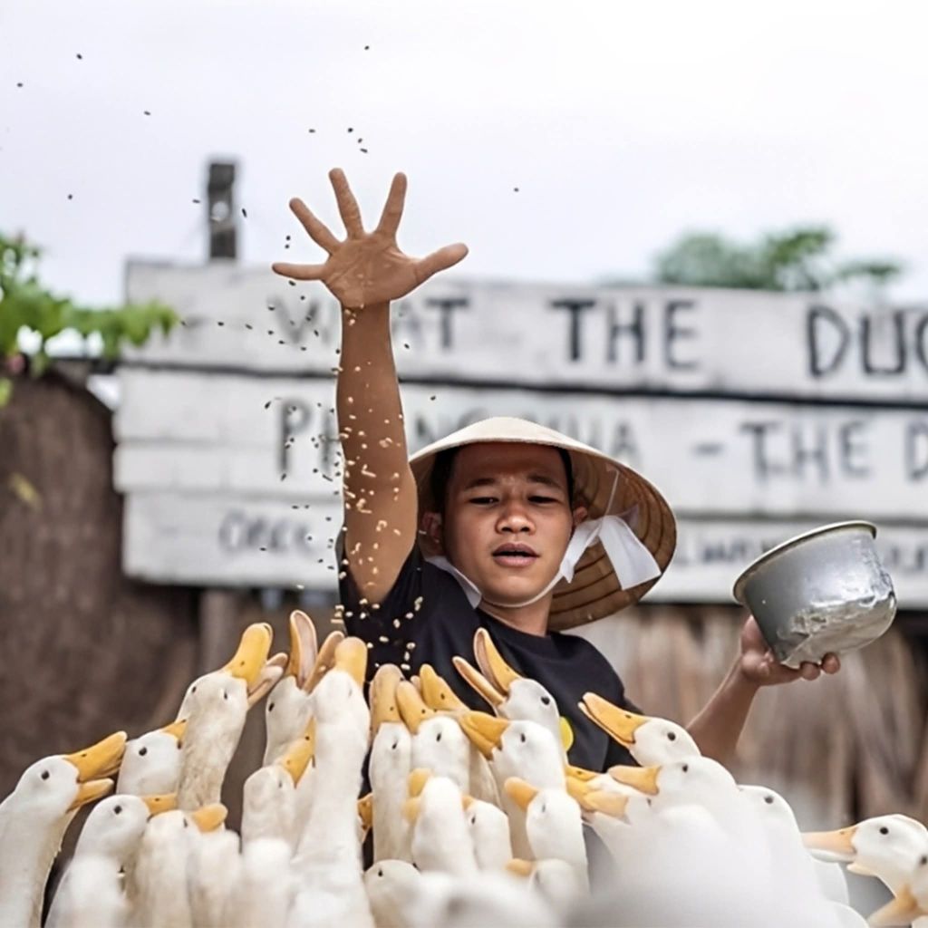 Experience duck herding in the middle of Quang Tri countryside 🦆No need to go - 2