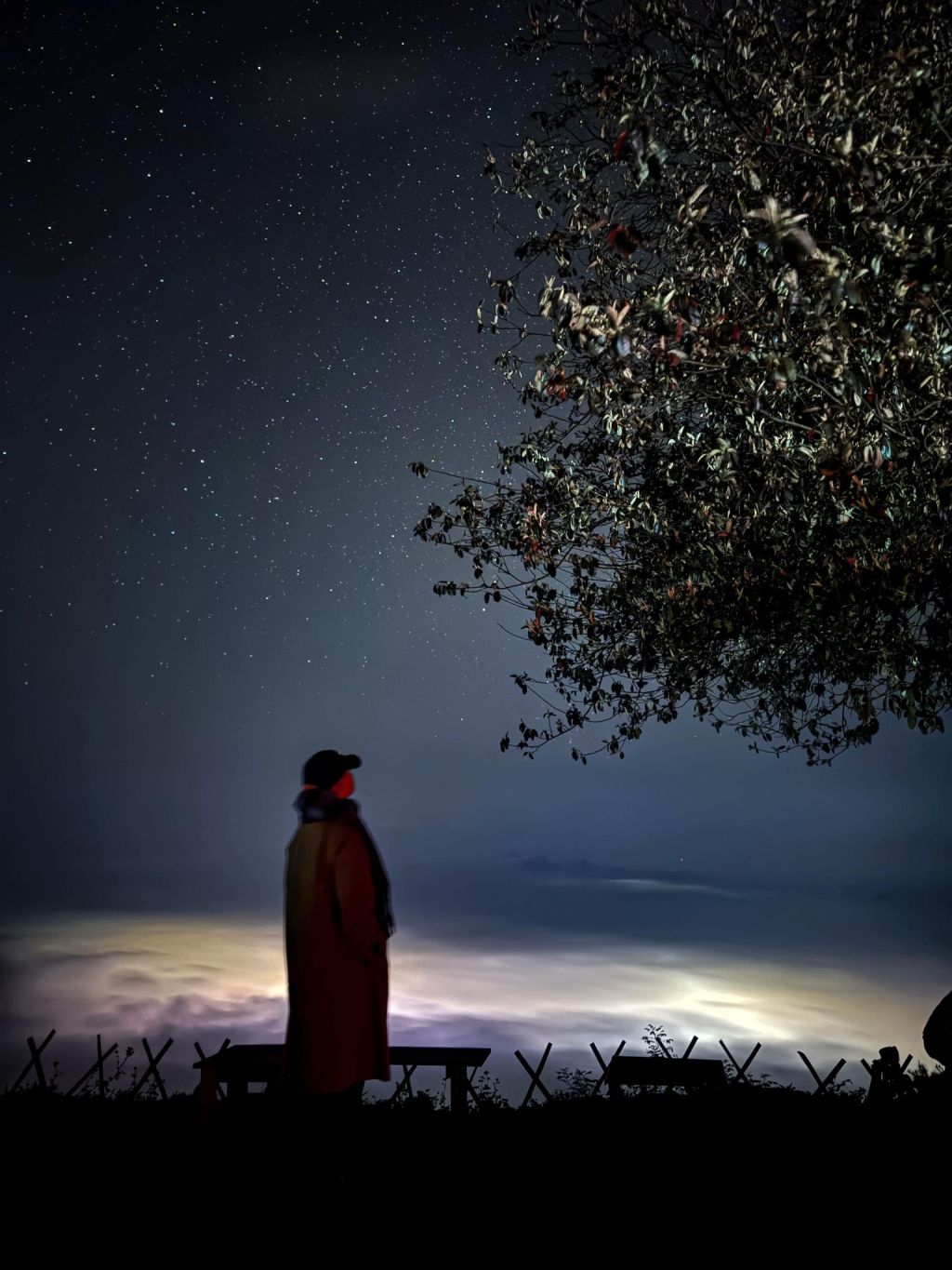 Tà Xùa not only has a sea of clouds in the morning. At night, the clouds still float. - 3