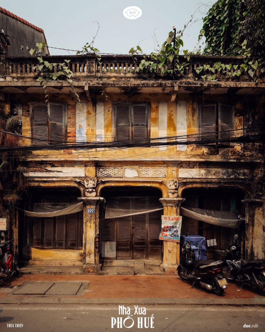 Casa antigua, calle Huế. La última vez que fui a Huế, el clima fue justo unos días. - 3