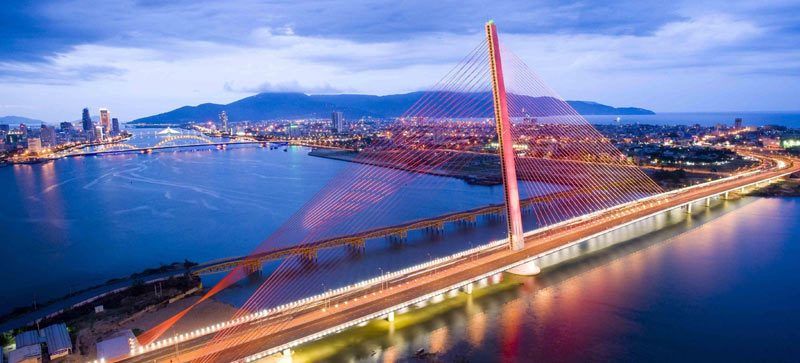Tran Thi Ly Bridge - The sail of light on the Han River