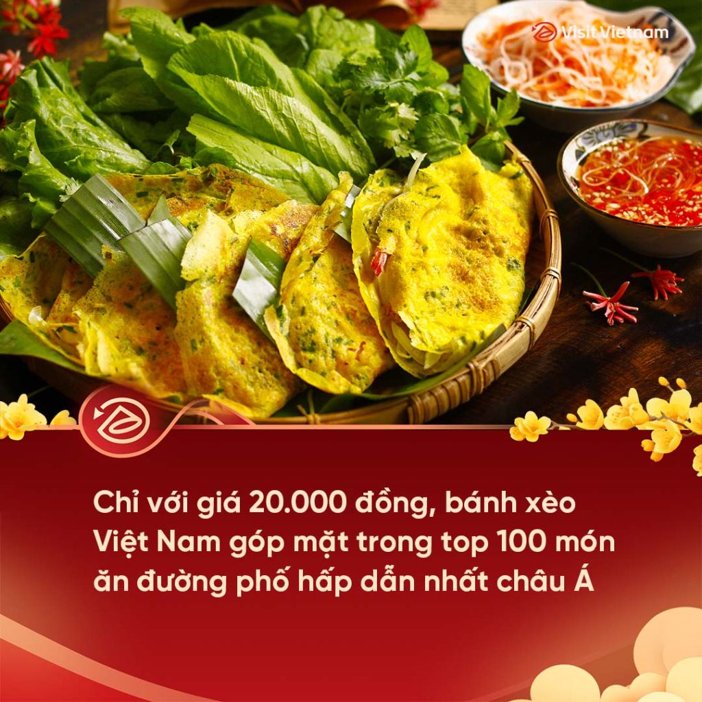 Bánh xèo lọt Top 100 món ăn đường phố hấp dẫn nhất Châu Á