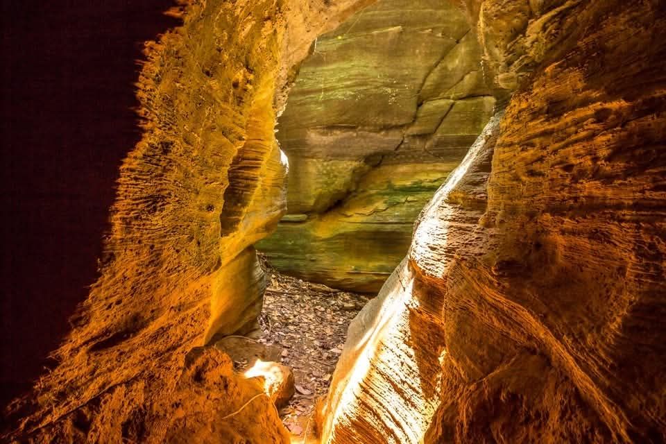 Amazed and bewildered by the beauty of the stone cave complex. - 1