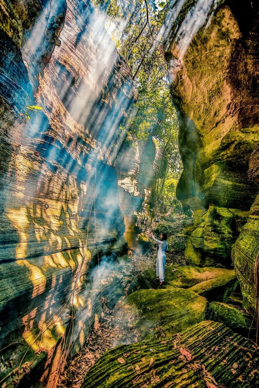 Amazed and bewildered by the beauty of the stone cave complex. - 2