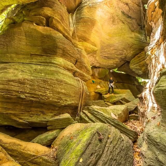 Amazed and bewildered by the beauty of the stone cave complex. - 3