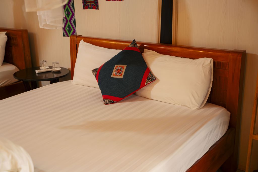 Double Room with 2 Beds | Mam Da Homestay - Yen Minh