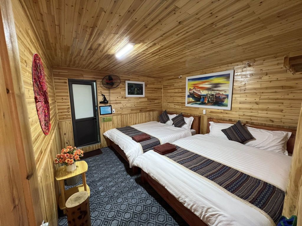 Phòng Đôi 2 Giường | Homestay Quản Thanh – Lô Lô Chải