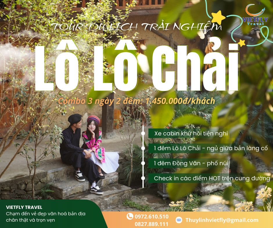 Experience tour to Lô Lô Chải – Đồng Văn – Stone Plateau