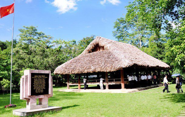 The journey to the historical site of Tan Trao – A land rich in epic history.