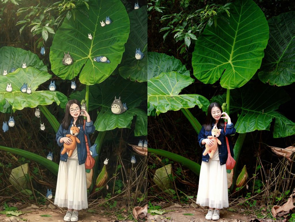 Excited about the Ghibli anime trend at Cuc Phuong National Park. - 1