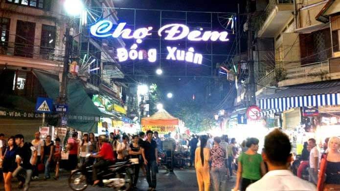 Dong Xuan Night Market – a weekend hangout spot in Hanoi with affordable food options. - 2