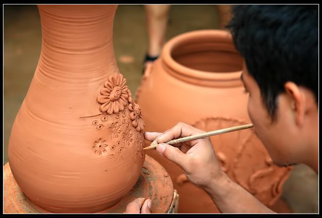 बात त्रांग की मिट्टी के बर्तन बनाने वाली गांव - Hanoi के करीब, घूमने के साथ-साथ खुद मिट्टी के बर्तन बनाने का अनुभव। - ảnh 5