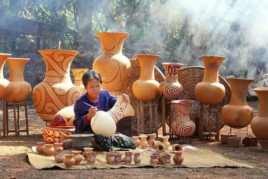 बात त्रांग की मिट्टी के बर्तन बनाने वाली गांव - Hanoi के करीब, घूमने के साथ-साथ खुद मिट्टी के बर्तन बनाने का अनुभव। - ảnh 7