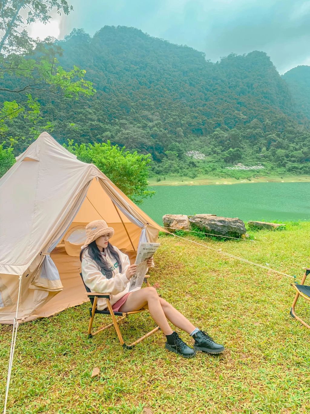 在高平的全新体验 - Thang Hen 湖露营 - 1