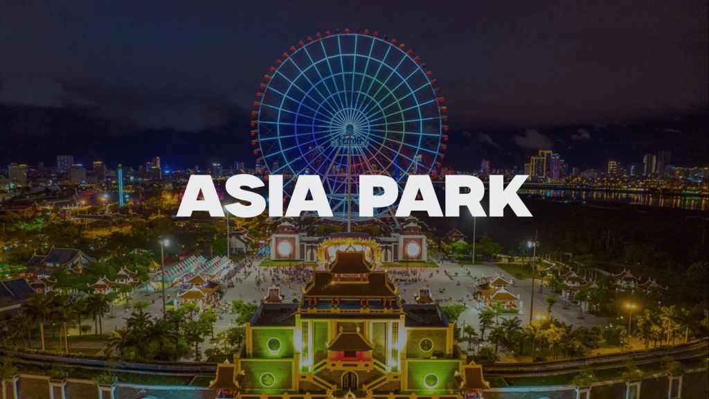 Asia Park Da Nang – an evening amusement park featuring the prominent Sun Wheel. - 1