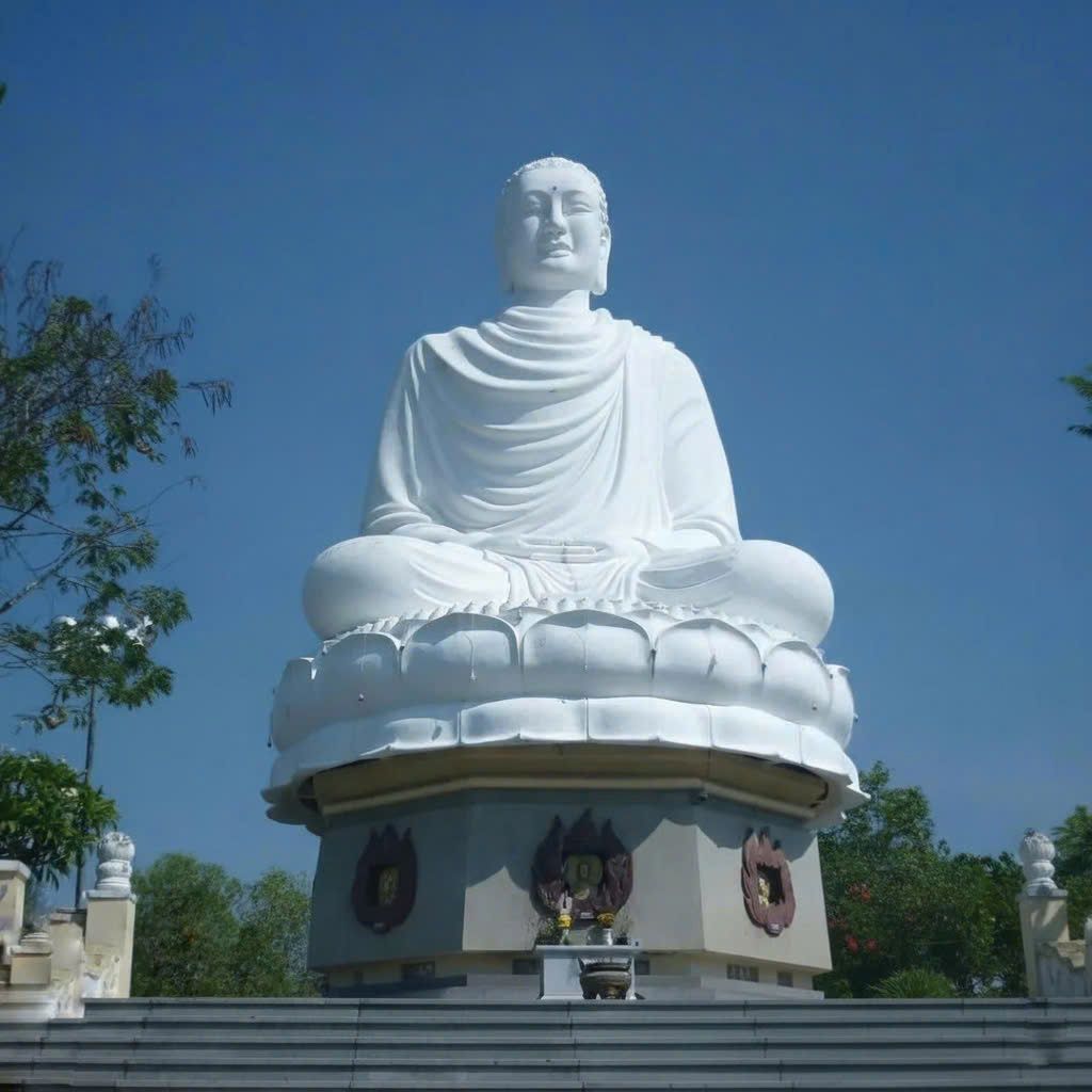 Long Son Pagoda - A peaceful place leaning against the sky, quietly overlooking the seaside town. - 3