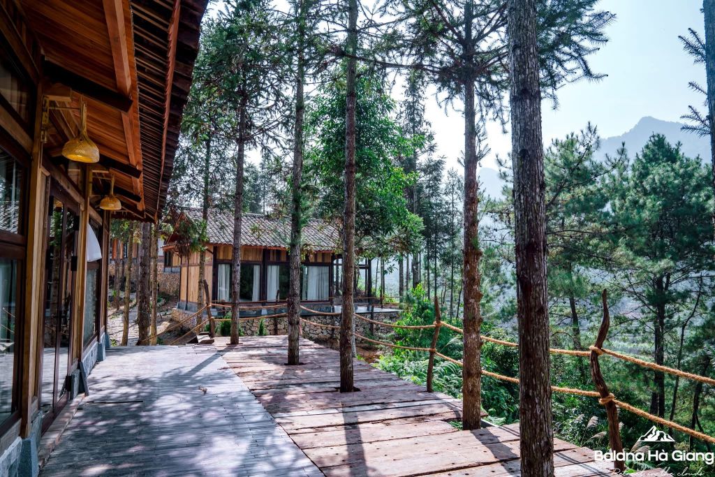 The wood - the reason that made me "stay a little longer" at Balana Ha Giang. - 2