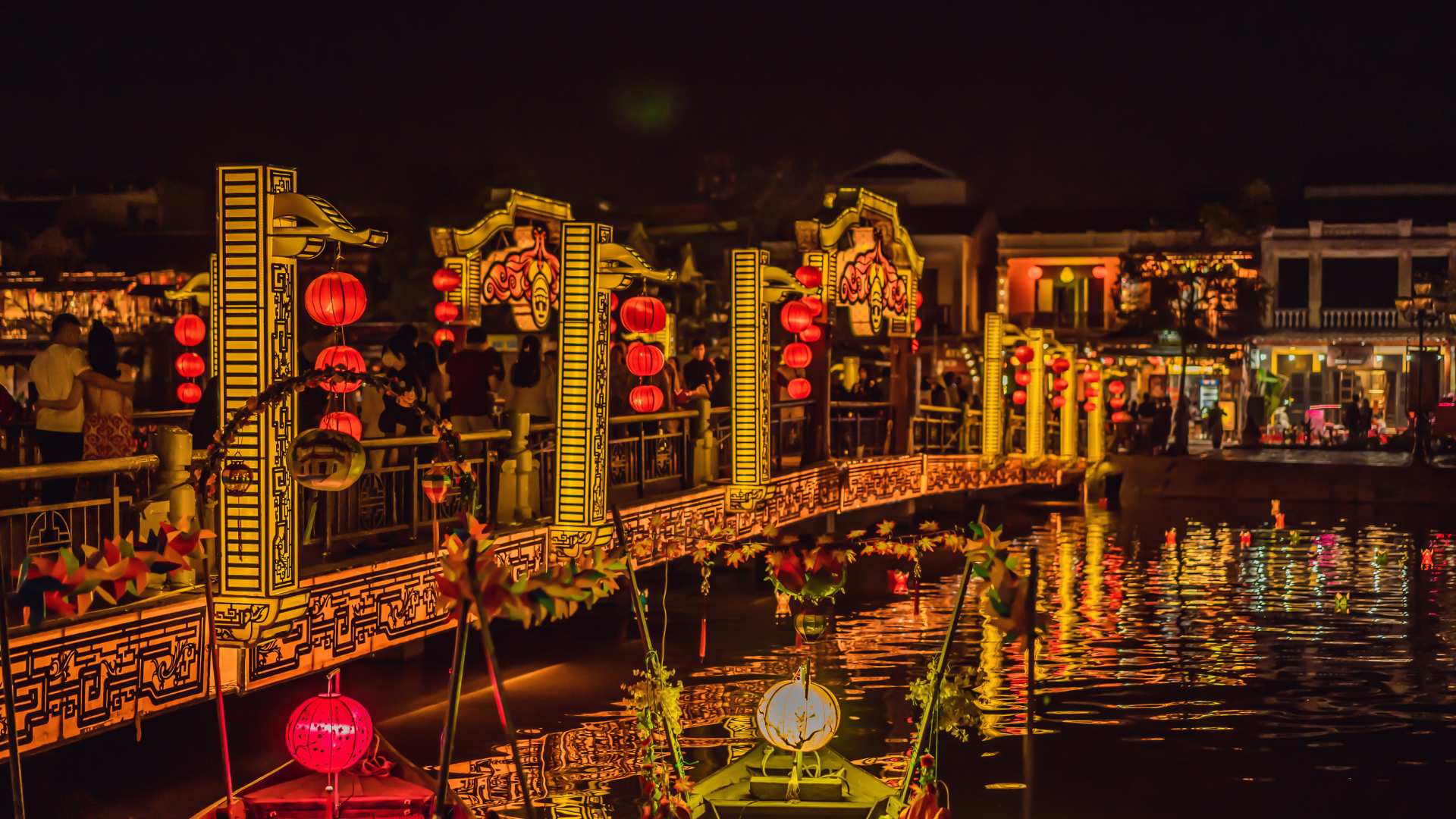 The Hoi An Lantern Festival on the full moon night – when the ancient town turns off its lights to illuminate the entire sky with paper lanterns. - 1