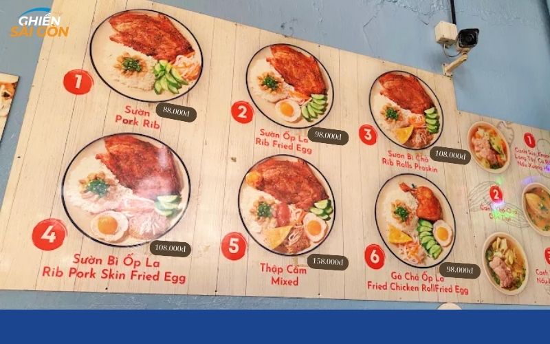 Ba Ghiền Broken Rice – a piece of rib covering half the plate, the only Michelin restaurant in Saigon. - 4