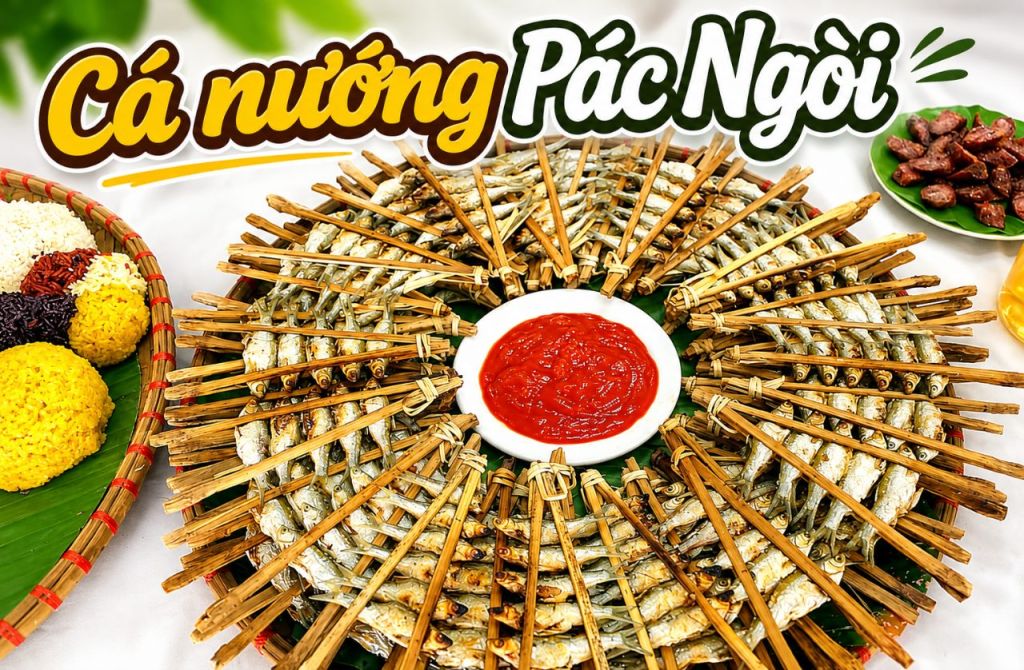 Grilled fish in Pác Ngòi – a rustic flavor by Ba Bể Lake