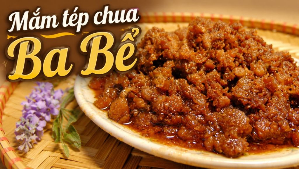 Ba Bể sour shrimp paste – a specialty rich in the flavors of the green lake.