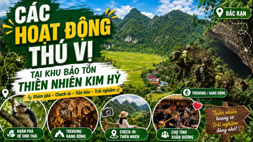 Exciting activities at Kim Hỷ Nature Reserve
