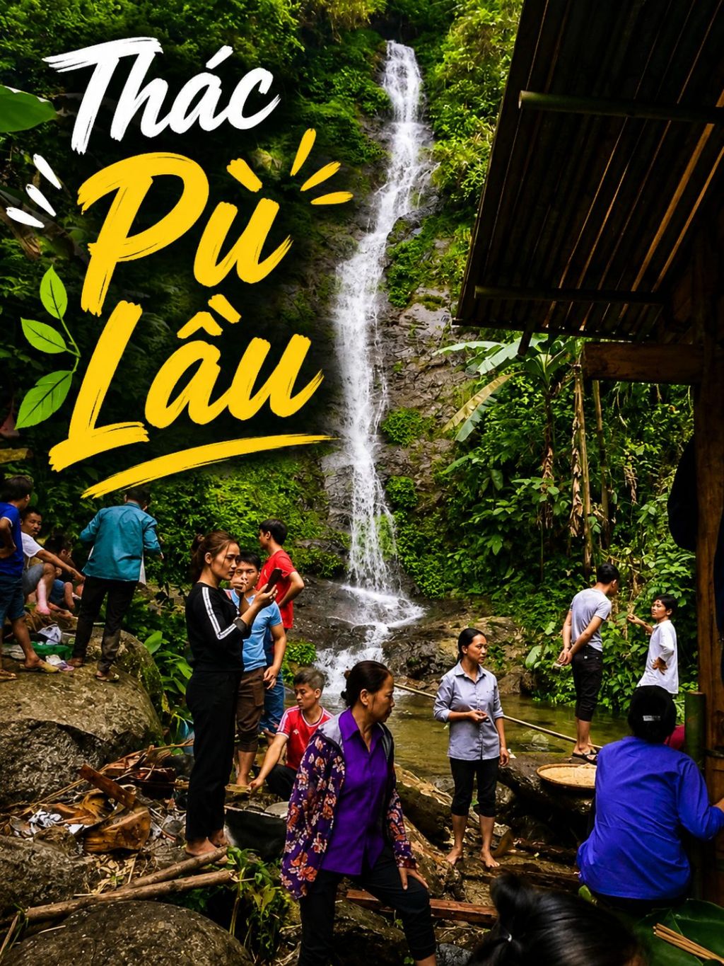 Pù Lầu Waterfall – A hidden gem amidst the Yến Dương bamboo forest.