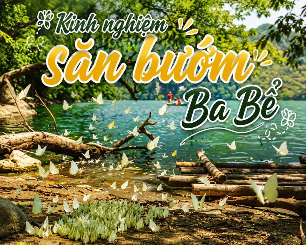 Ba Bể butterfly hunting experience – A season as beautiful as a fairy tale in the vast northern mountains of Bac Kan.