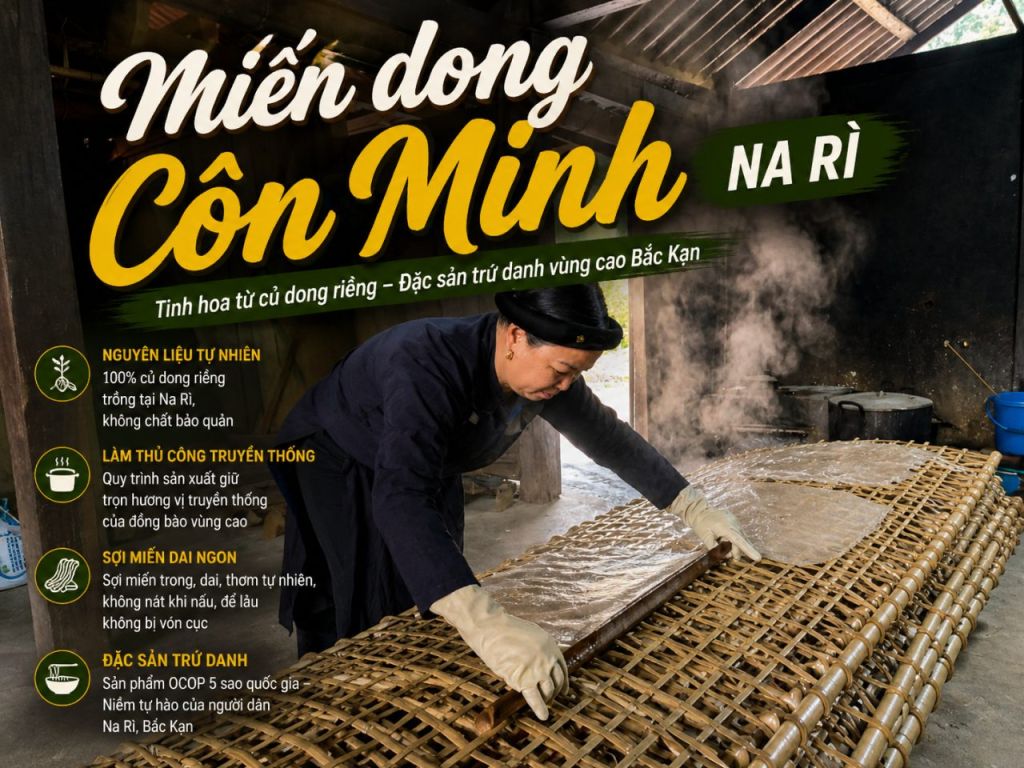 Côn Minh Vermicelli – A Famous Specialty Of The Na Rì Highlands.