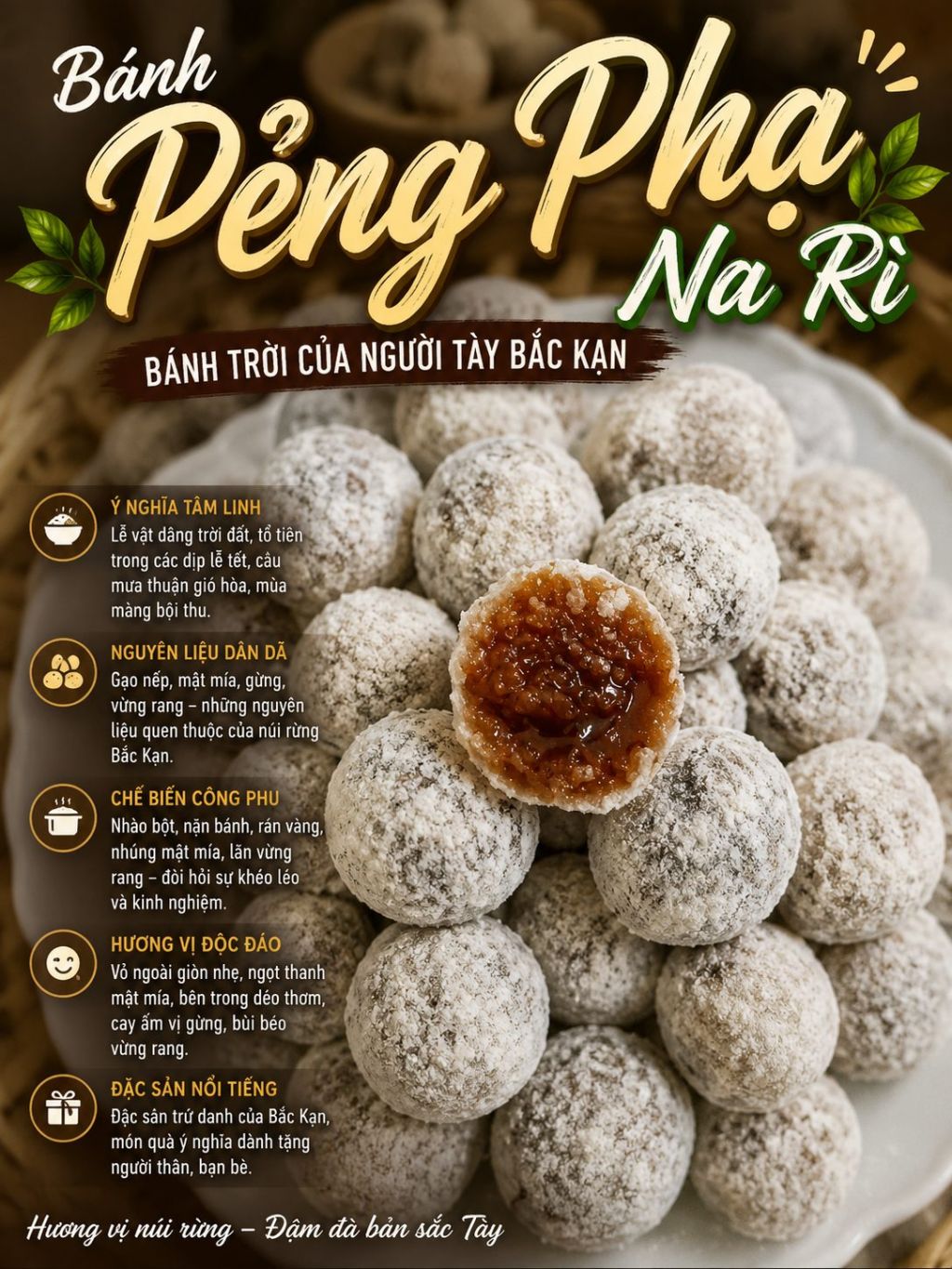 Pẻng Phạ – The Sky Cake Of The Tay People In Bac Kan.
