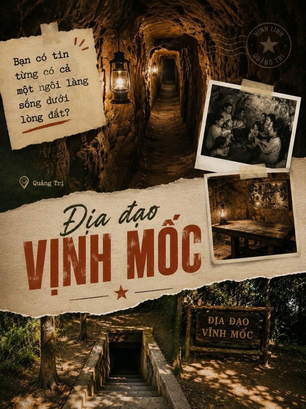 Vinh Moc Tunnels _ Quang Tri A whole village has lived in this place. - 1