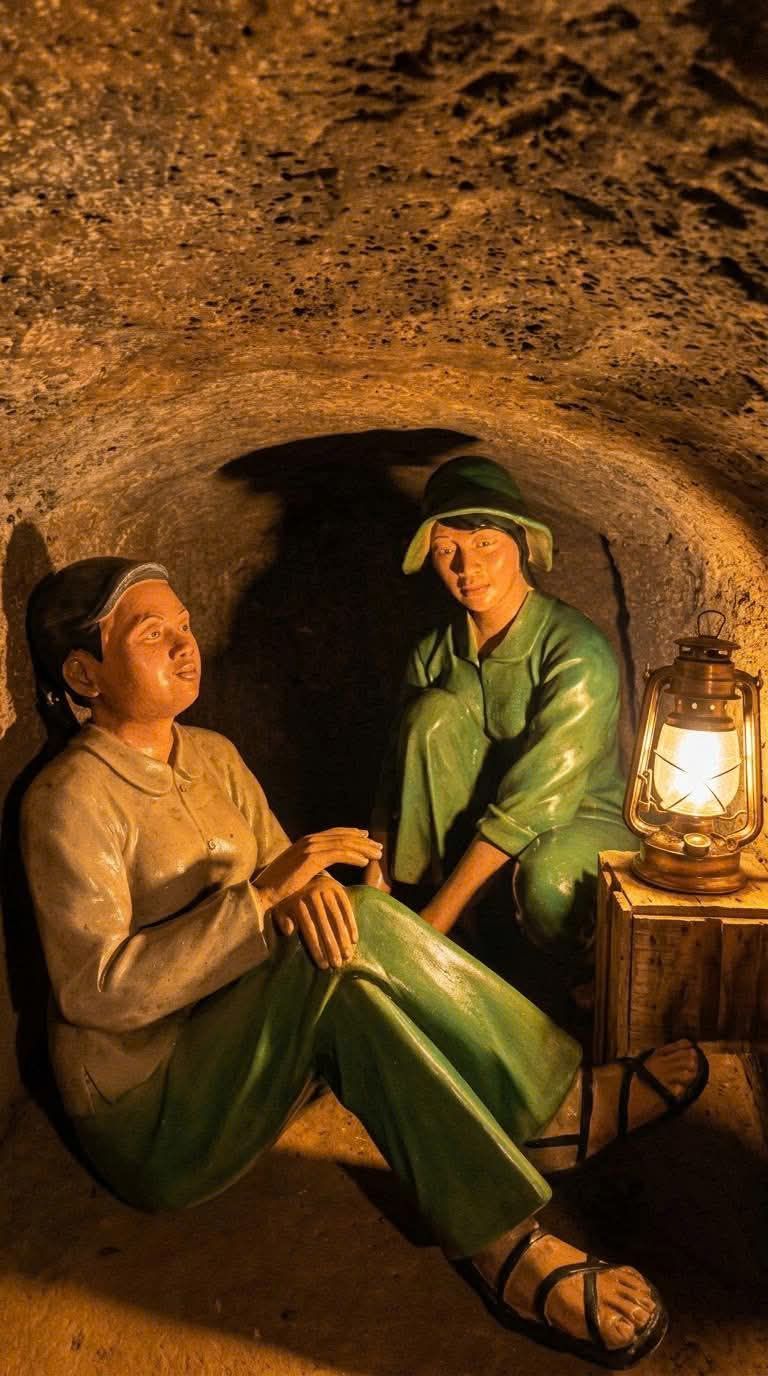 Vinh Moc Tunnels _ Quang Tri A whole village has lived in this place. - ảnh 6