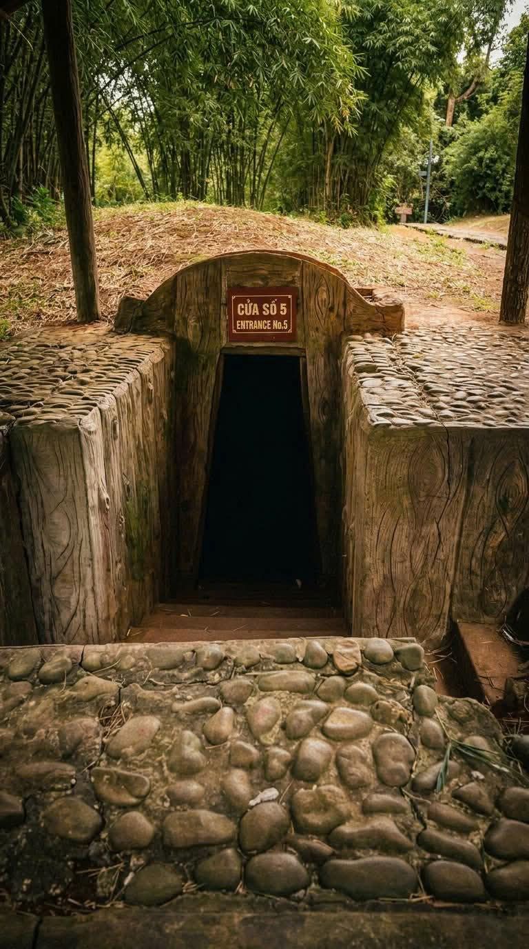Vinh Moc Tunnels _ Quang Tri A whole village has lived in this place. - ảnh 13