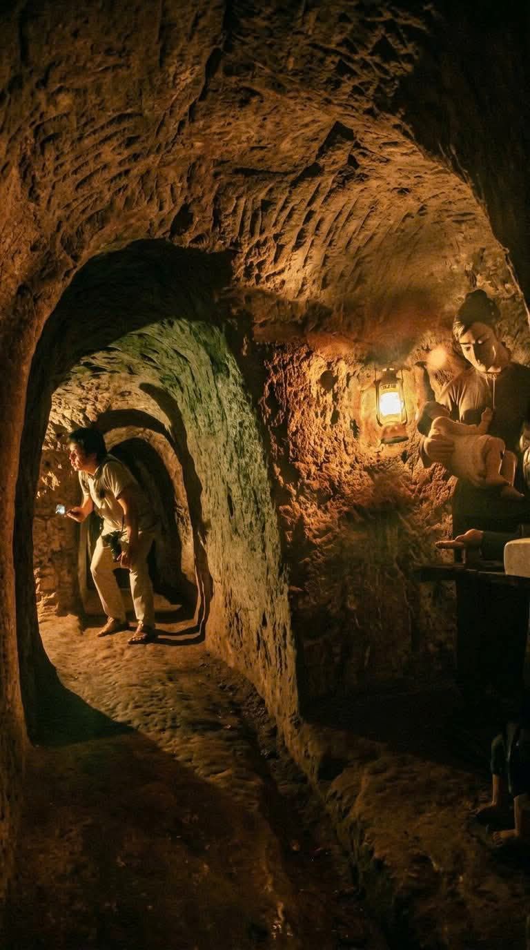 Vinh Moc Tunnels _ Quang Tri A whole village has lived in this place. - ảnh 14