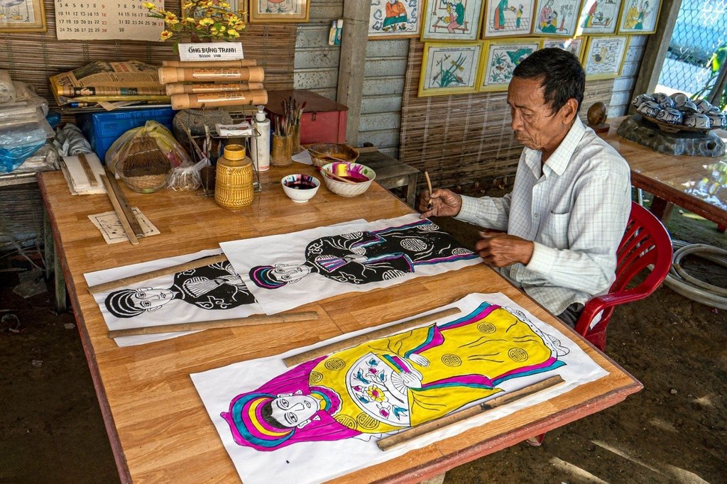 Tranh Làng Sình: Từ Bản Khắc Gỗ Đến Những Tờ Tranh Tô Tay - 1